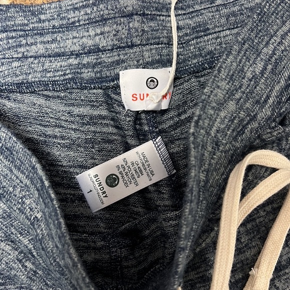 NWT Sundry Sweatpants in blue marine size 1 (small) and size 3 (large) - Picture 4 of 4